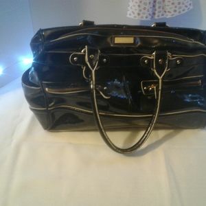 Anne Klein patent leather bag
